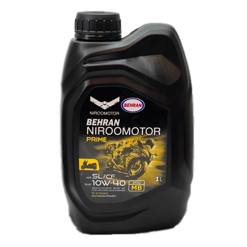 روغن موتور سیکلت بهران 10W40 SL/CF JASO MB حجم 1 لیتر