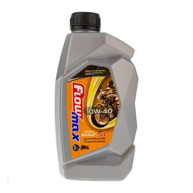روغن موتور سیکلت فلومکس مدل motorbike SAE 10W40 API SL حجم ۱ لیتر