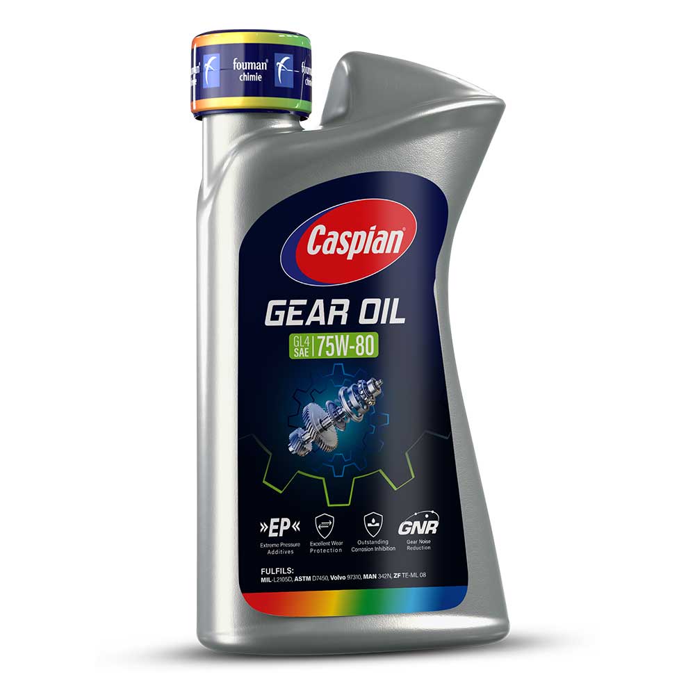 روغن گیربکس خودرو کاسپین مدل GL4 75W80 حجم 950 میلی لیتر