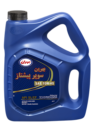 روغن موتور خودرو بهران سوپر پیشتاز 10W40 API SL/CF حجم 4 لیتر