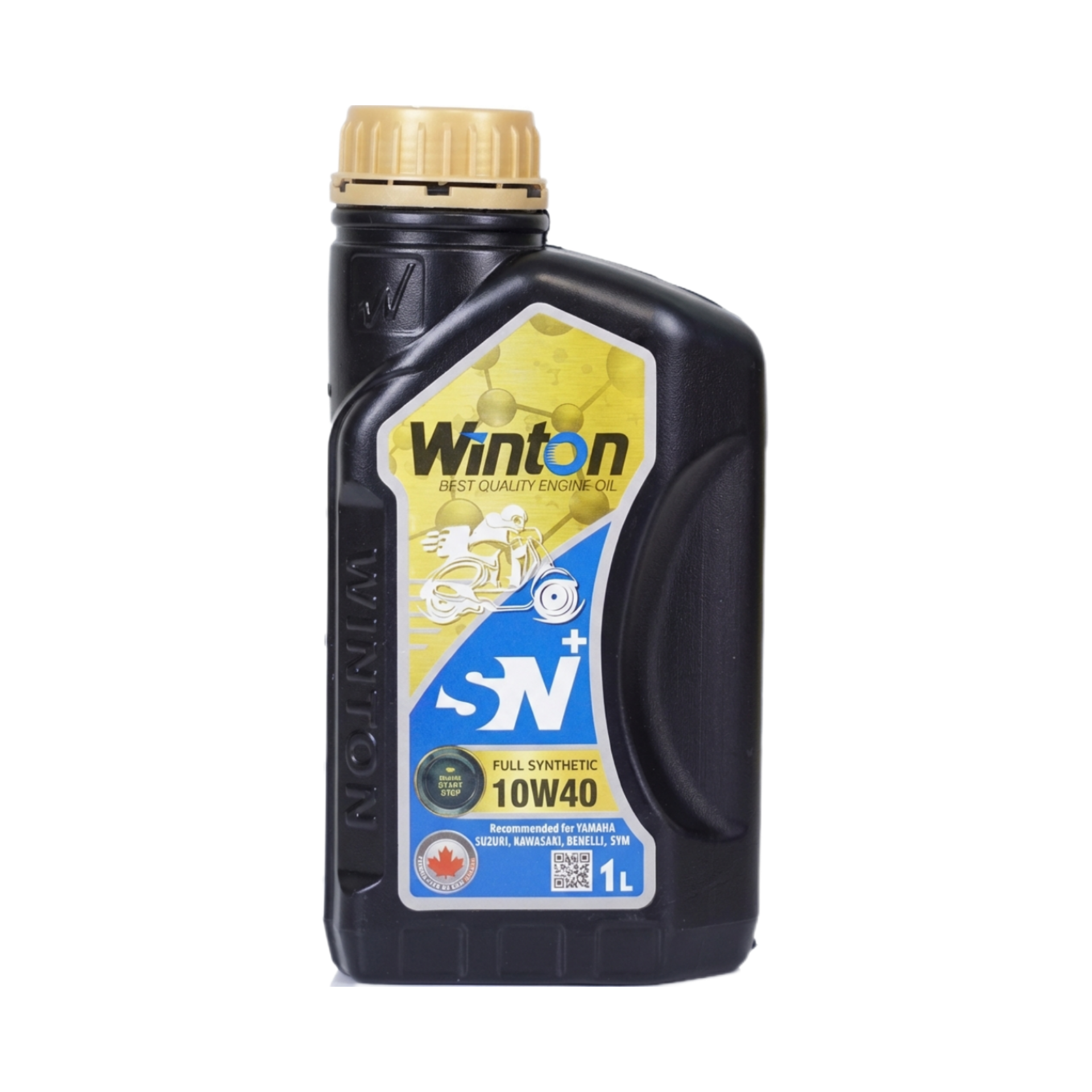 روغن موتور سیکلت وینتون 10W40 SN PLUS MB مناسب موتور های اسکوتری حجم 1 لیتر